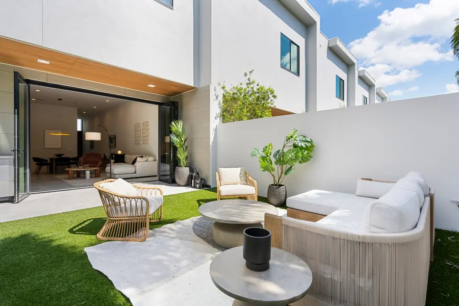 Backyard lounge